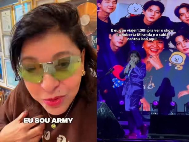 Roberta Miranda reage a fãs com “ciúmes” do BTS após fazer homenagem ao grupo