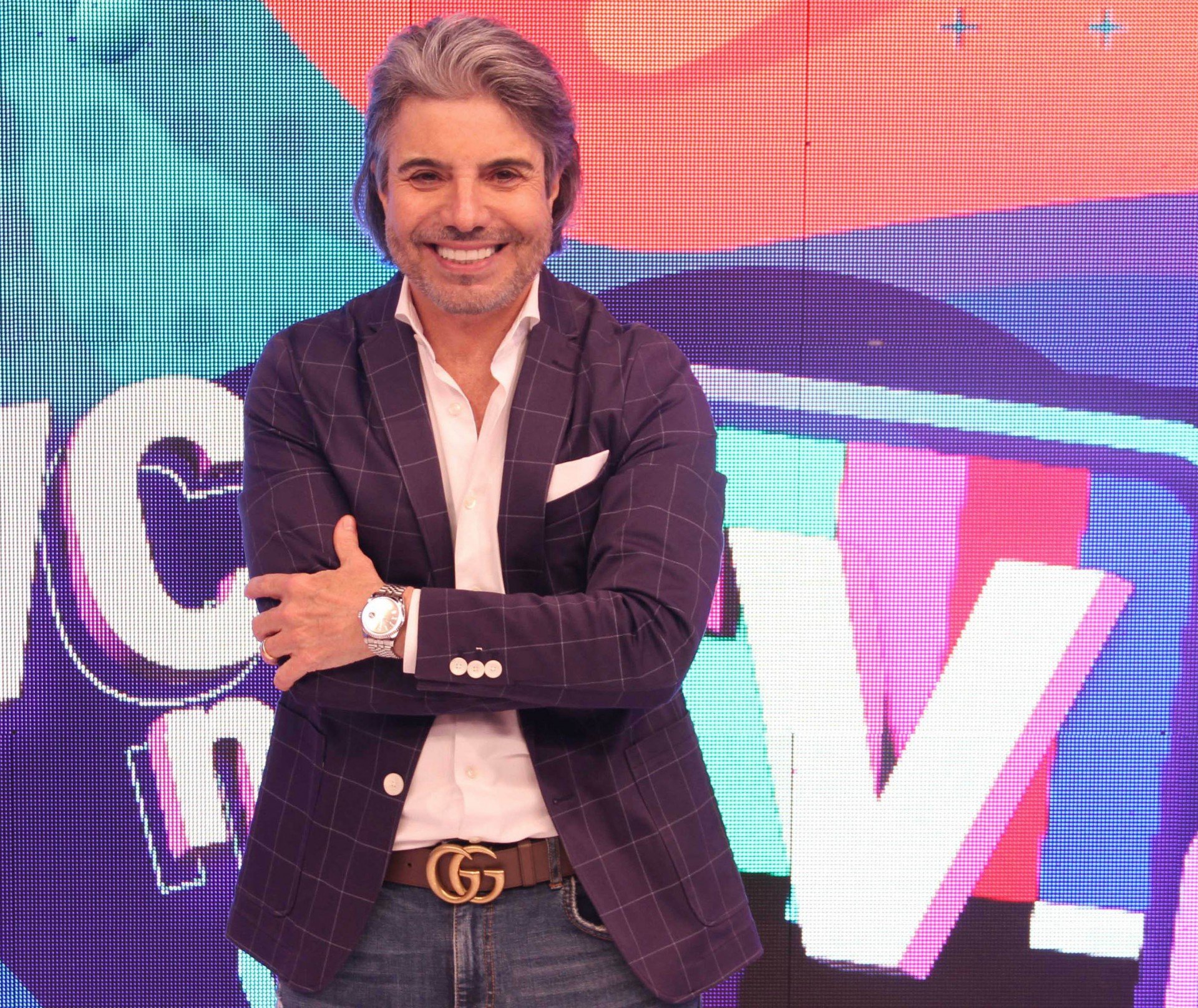 João Kleber estreou na RedeTV! em 1999, após trabalhos na Band, Rede Manchete e Globo (Divulgação)