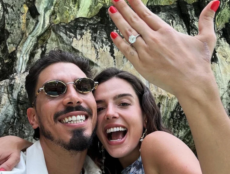Juntos há dois anos, Giovanna Lancelotti e Gabriel David anunciam noivado
