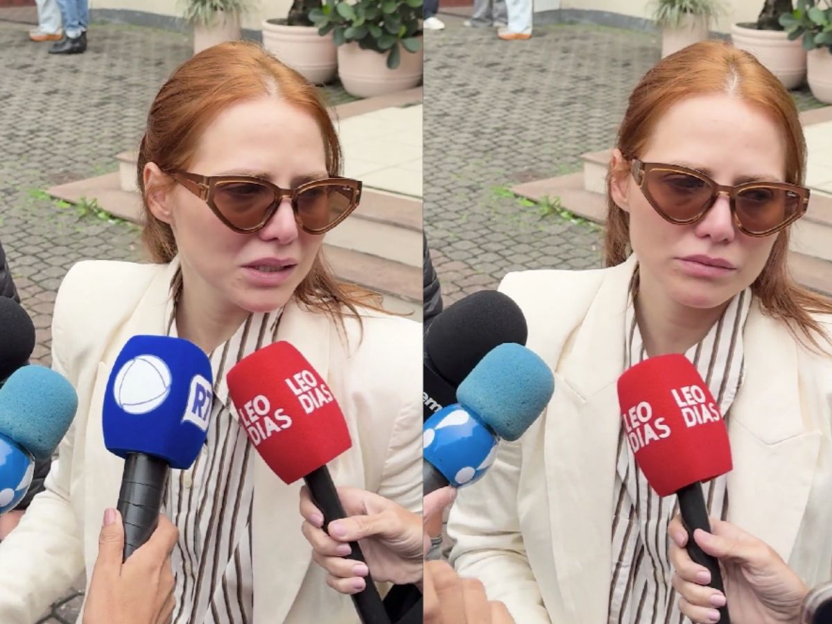 Leticia Colin lamenta perda de Lua Blanco em velório no Rio