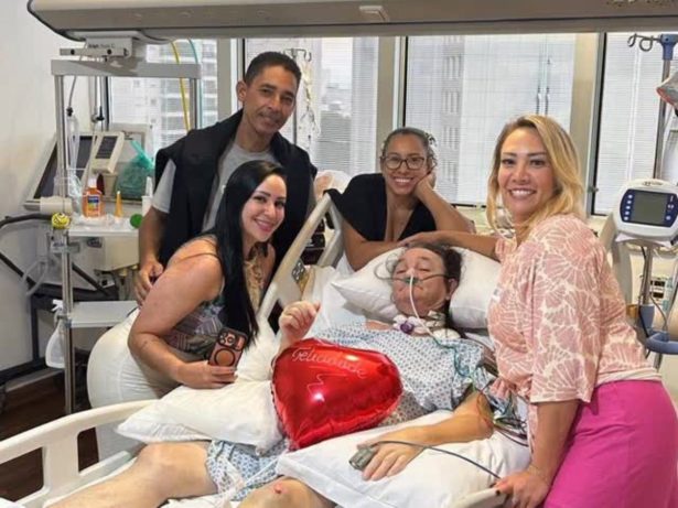 Marquito faz 1ª aparição após acidente e família celebra seu aniversário
