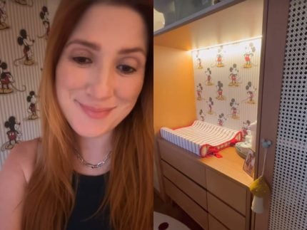 Dani Calabresa mostra quarto do 1º filho e brinca: “Tem que ser com emoção”