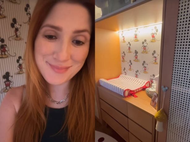 Dani Calabresa mostra quarto do 1º filho e brinca: “Tem que ser com emoção”