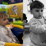 Helena, 2ª filha de Neymar, corta cabelo pela 1ª vez e mãe compara: “Igual a Solange, Cherie”
