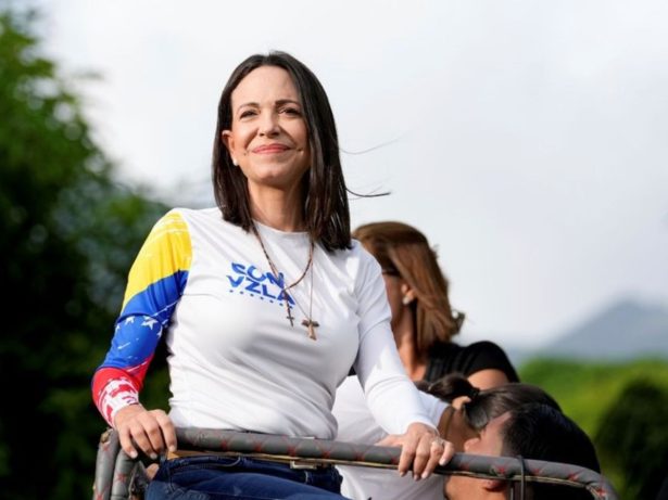 María Corina Machado dedica Nobel da Paz a Donald Trump e ao povo venezuelano