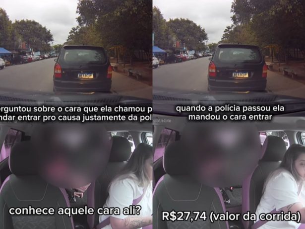 Gravação de corrida vira caso de polícia após descoberta de passageira foragida