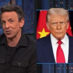 Trump ataca Seth Meyers e diz que piadas contra ele são “provavelmente ilegais”