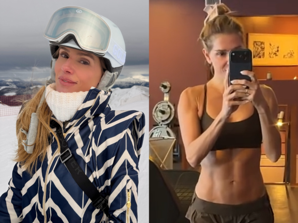 Com direito a esqui e malhação, Deborah Secco abre álbum de férias no Chile