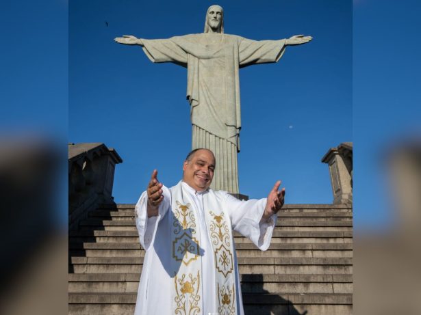 Padre Omar, reitor do Cristo Redentor, sofre acidente na Venezuela e fratura 8 costelas