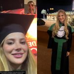 Esposa de Martinelli, da Seleção, celebra formatura em medicina e agradece apoio do jogador