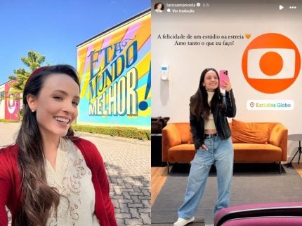 Larissa Manoela recebe declaração de André Luiz Frambach na estreia de novela: “Orgulho”