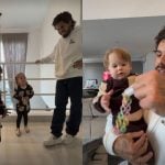 Zé Felipe reencontra os filhos após eles viajarem com Virginia para conhecer Vini Jr