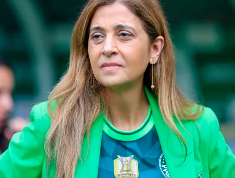 Leila Pereira, presidente do Palmeiras. Foto: Reprodução