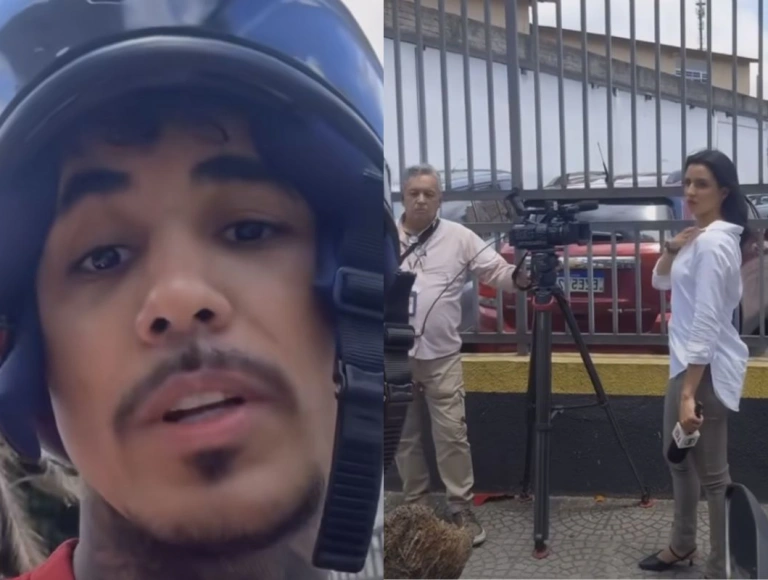 Livinho irrita repórter da Globo na rua: “Deixa eu dar entrevista”