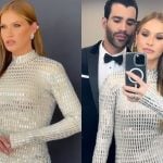 Deslumbrante, Andressa Suita exibe detalhes do look para o “Natal do Embaixador”