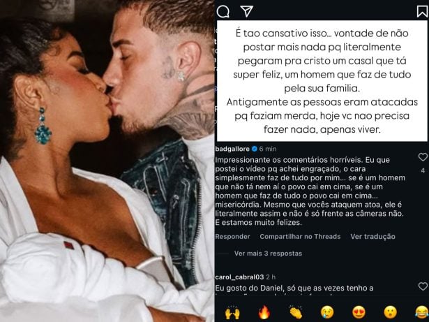 Lorena Maria rebate críticas sobre seu relacionamento com MC Daniel: “Pegaram pra cristo”