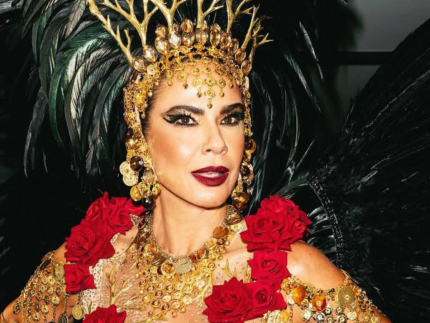 Luciana Gimenez não é mais madrinha de bateria da escola de samba Vai-Vai