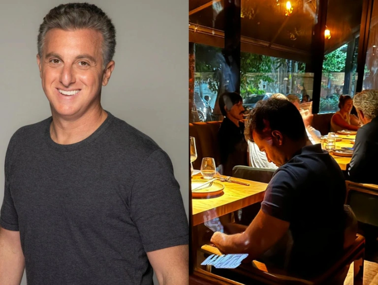 Luciano Huck janta com vocalista do Red Hot Chili Peppers em restaurante badalado do Rio