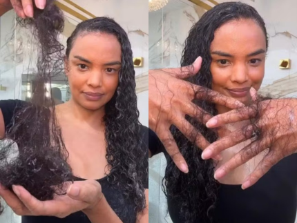 Lucy Ramos desabafa sobre queda de cabelo no pós-parto e médica explica o fenômeno