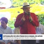 Lula diz que faltou coragem a governos anteriores para tirar transposição do papel