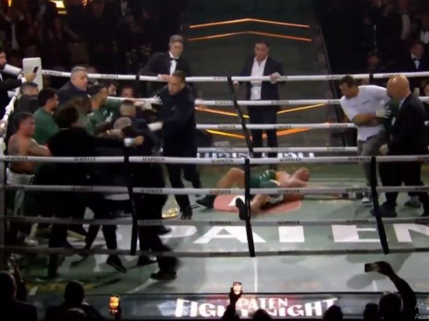 Alerta de barraco: Popó derrota Wanderlei Silva e luta termina em confusão generalizada