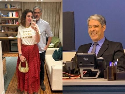 Esposa de William Bonner celebra mudança na carreira do jornalista: “Só coisas boas”