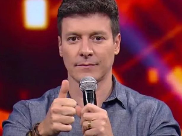 De volta à Globo, Rodrigo Faro revive o “Dança Gatinho” no palco do “Domingão com Huck”