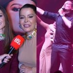 Amigas e fãs-de-carteirinha: Maiara e Maraisa enchem Leo Dias de elogios