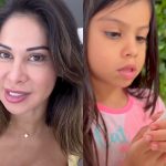 Maíra Cardi compartilha reação da filha ao anunciar gravidez: “Não queria”