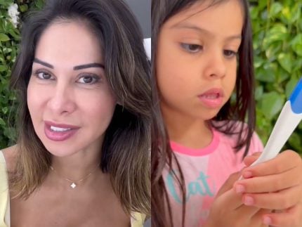 Maíra Cardi compartilha reação da filha ao anunciar gravidez: “Não queria”