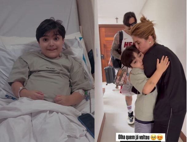 Manu Bahtidão comemora alta de filho da UTI e comenta possível doença autoimune