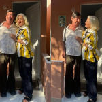 Marieta Severo reencontra Marcos Oliveira em visita ao Retiro dos Artistas, no RJ