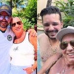 Em clima de romance, mãe de Virginia posta fotos da 1ª viagem com namorado sanfoneiro