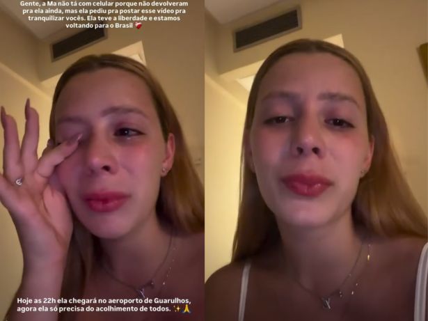 Malévola Alves surge aos prantos após prisão no Egito: “Muito humilhada”