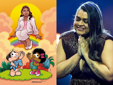Mauricio de Sousa se despede de Preta Gil com ilustração tocante nas redes