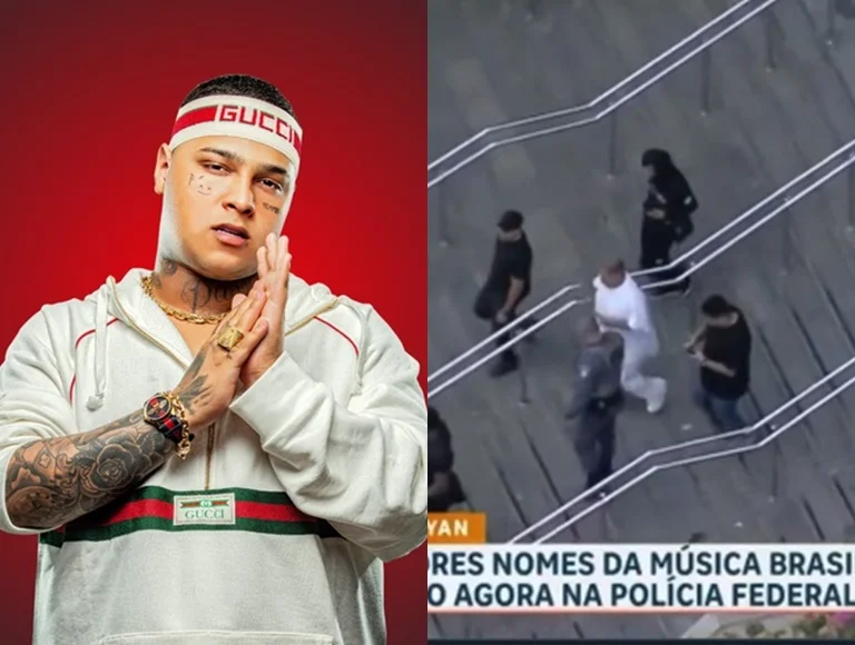 MC Ryan é levado para sede da Polícia Federal em SP, informa Luiz Bacci. Veja!