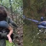 Momento do resgate da menina que sobreviveu a queda de helicóptero viraliza na web