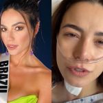 Miss Brasil Julia Gama passa por cirurgia na coluna após acidente em reality show