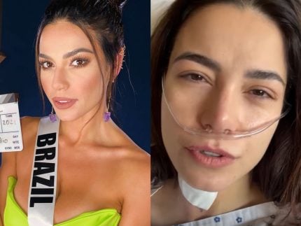 Miss Brasil Julia Gama passa por cirurgia na coluna após acidente em reality show