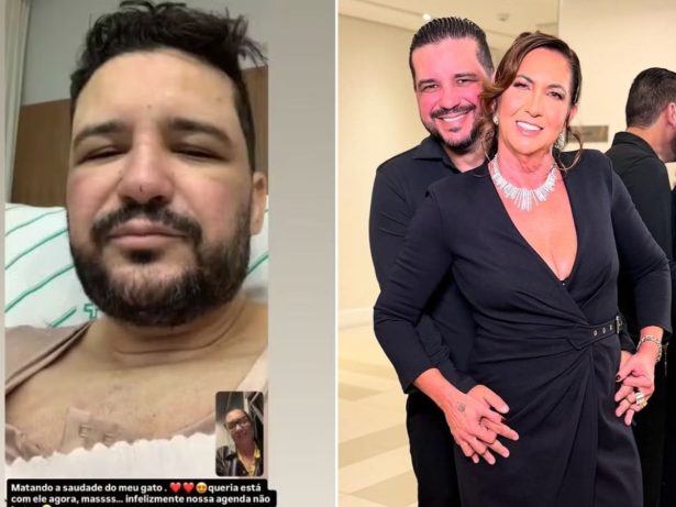 Namorado de Margareth Serrão, mãe de Virginia, faz lipo HD e passa por mudança no visual