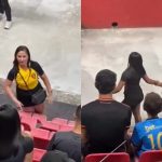 Mulher flagra traição em jogo do Sport e sai do estádio de mãos dadas com a amante