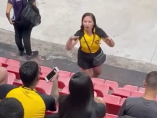 “Me humilhei”: mulher traída em estádio narra briga antes de jogo no Recife