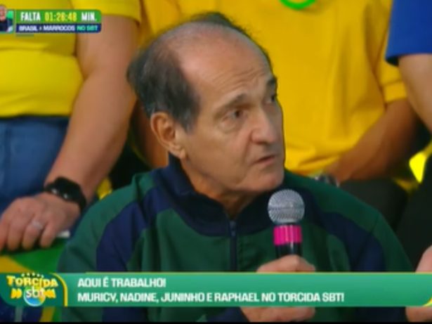 SBT larga na frente e domina o pré-jogo de Brasil x Marrocos