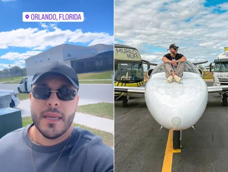 Murilo Huff tranquiliza fãs após seu avião ter caído em vala em Goiânia