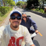 Kim Kardashian compartilha registros com Lewis Hamilton pela 1ª vez nas redes sociais