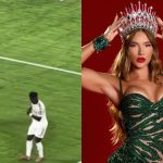 Vini Jr. comemora gol sambando e internautas apontam homenagem a Virginia