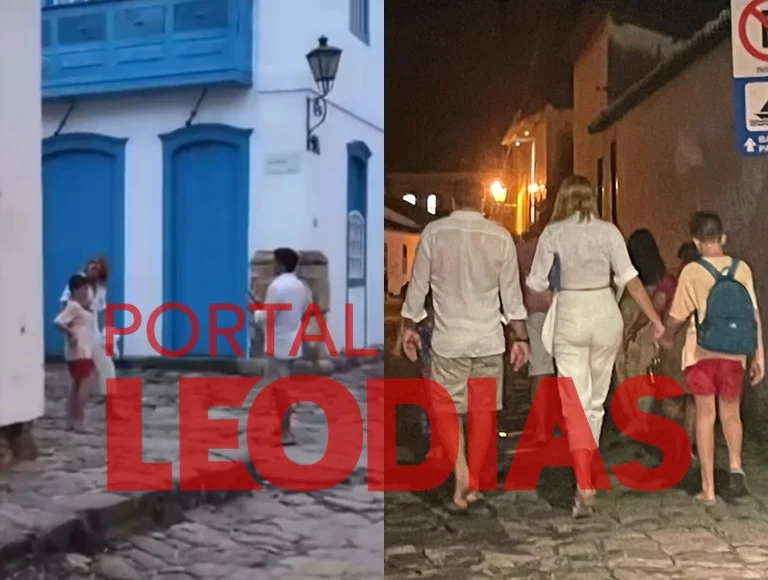 Não há mais o que negar! Ana e Edu desfilam como casal durante viagem com Alezinho