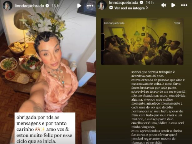 Após período delicado, Linn da Quebrada celebra novo ciclo: “Meu melhor momento”