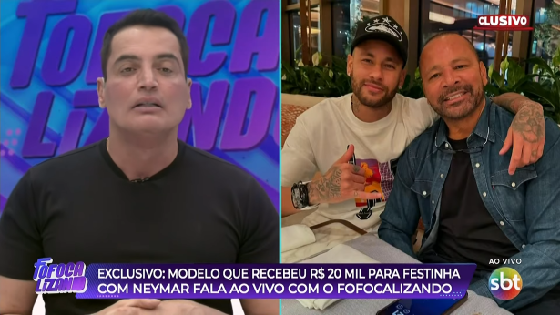 Neymar Pai desmente ter pagado R$ 80 mil para que vídeo do filho na festa não fosse divulgado