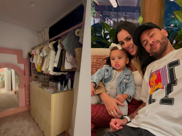 Closet e piscina de bolinha: Bruna Biancardi faz tour pelo quarto de Mavie